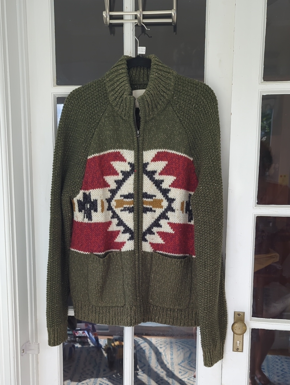 Lucky Brand Chunky Southwestern Sweater